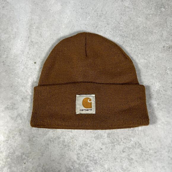 Carhartt Other - Carhartt Beanie Knit Brown Workwear Winter Skully One Size